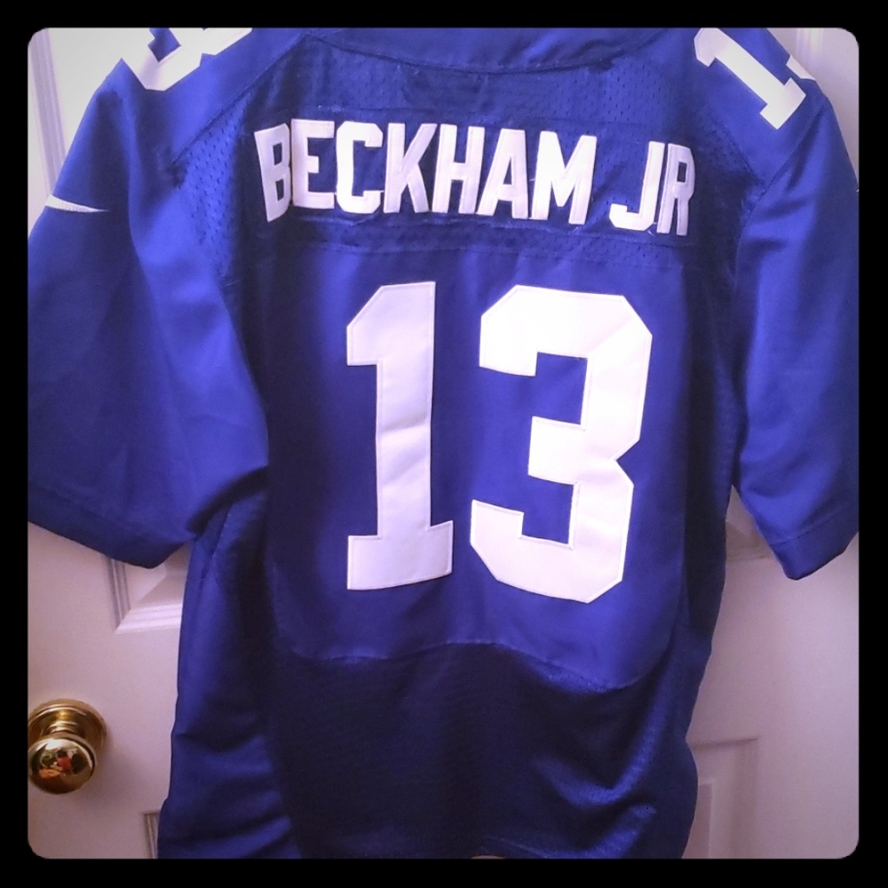 Nike OnField Authentic #13 Odell Beckham Jr Jersey
